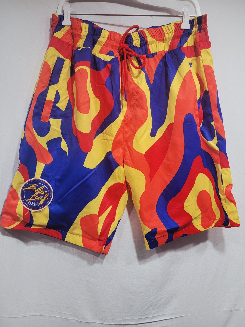 Blac Leaf Color Mix Nylon Lava Camo Shorts - Men's Size XL - Brand New - Picture 8 of 9